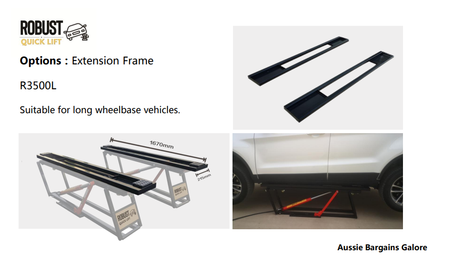 2500kg & 3500kg Car Jack Hoist - PORTABLE - ELECTRIC - HYDRAULIC - SIMPLE - CONVENIENT - SAFE!