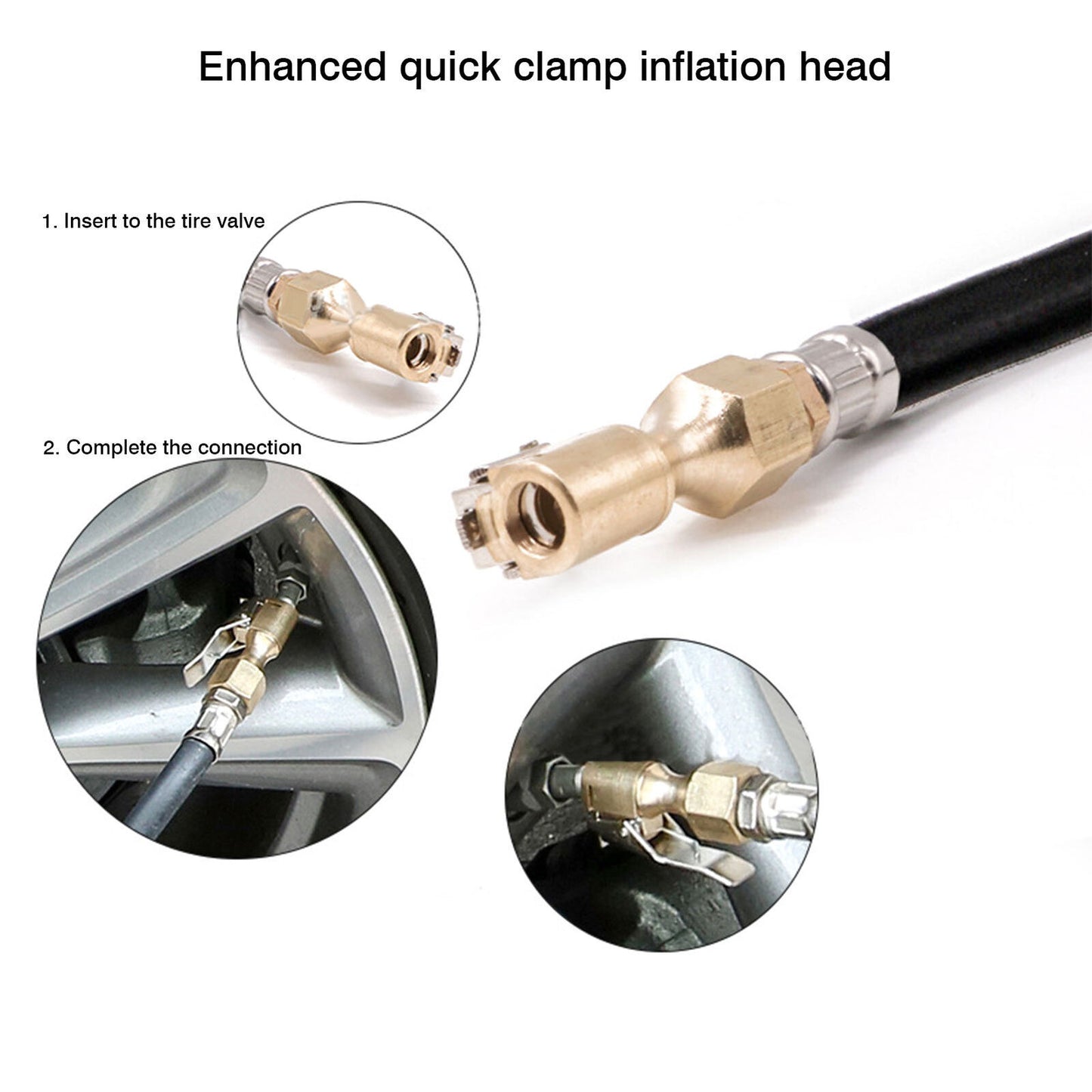 LED Digital Tyre Pressure Gauge Set