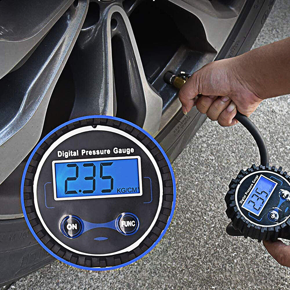 LED Digital Tyre Pressure Gauge Set