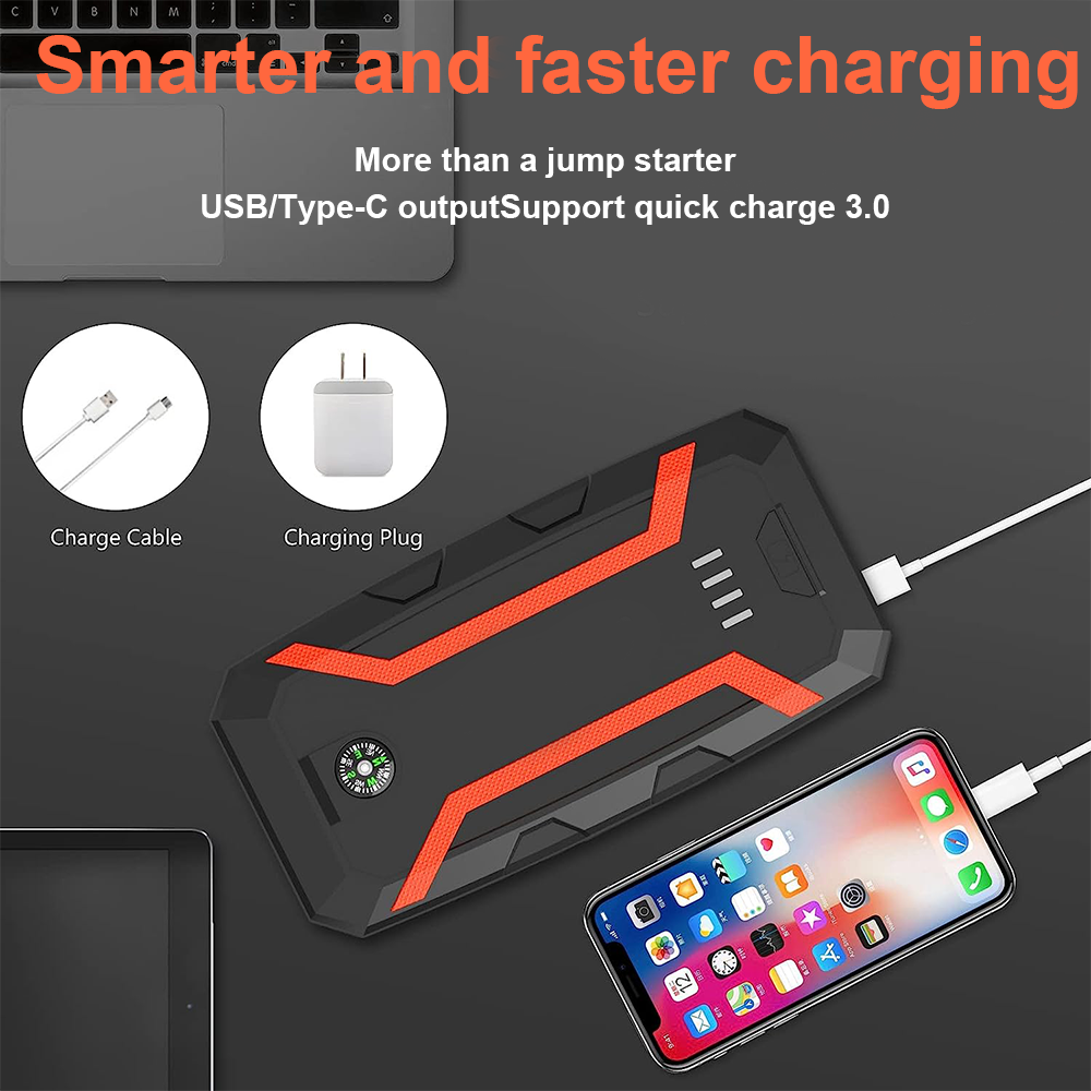 30000mAh Portable Car Jump Starter